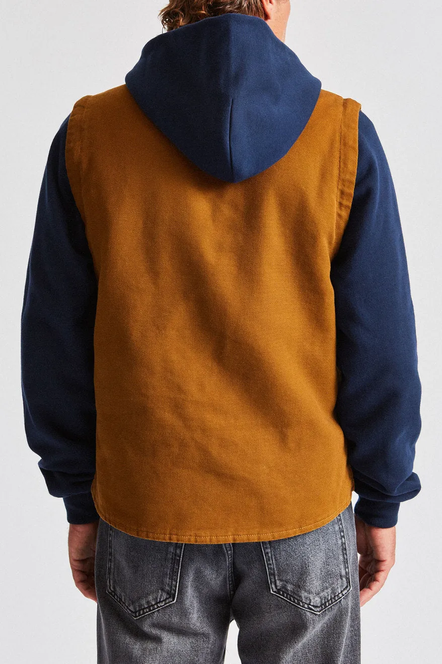 Abraham Convertible Jacket - Copper/Navy