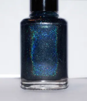 Do Your Duty - dark blue linear holographic
