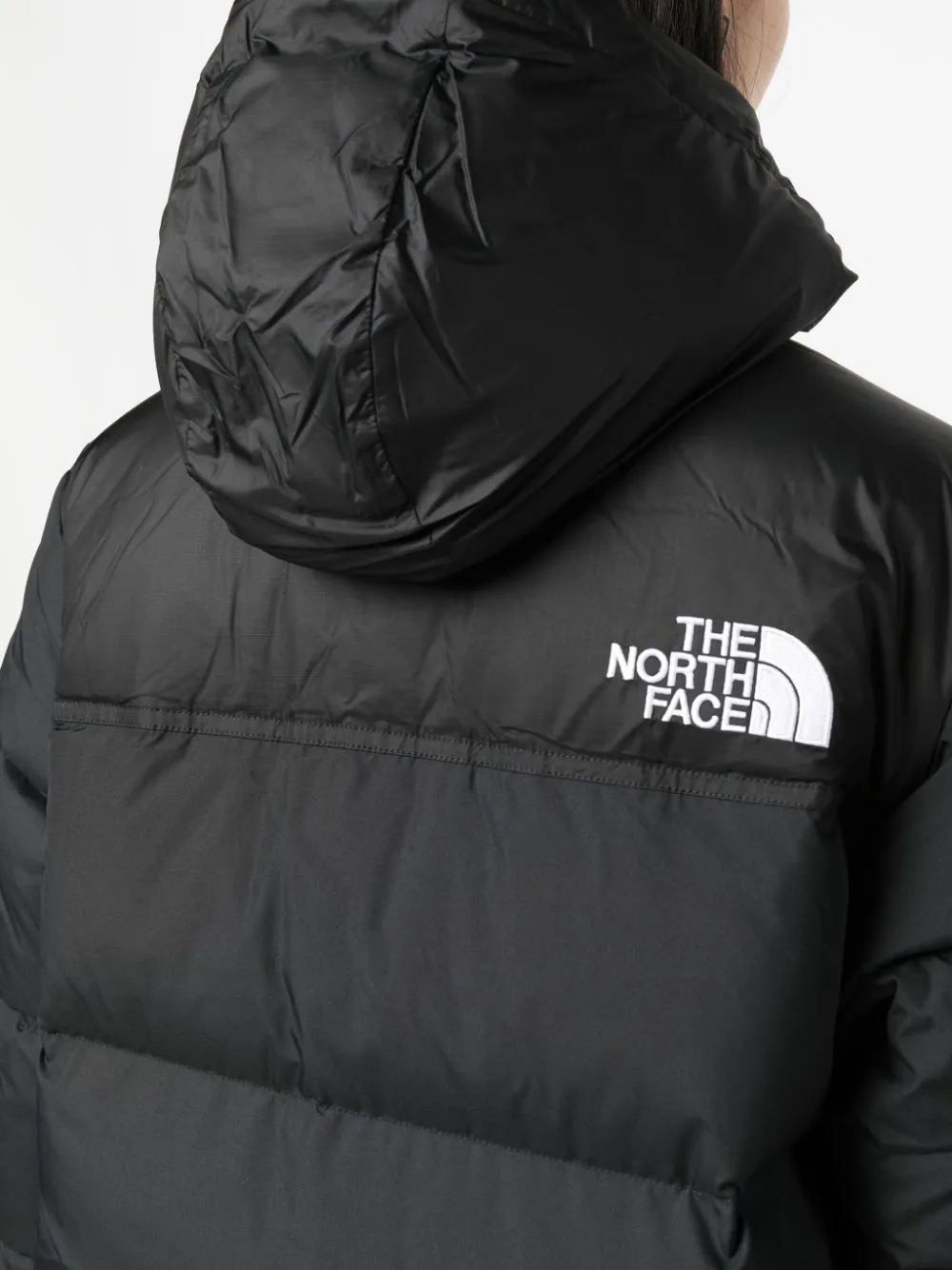 Nuptse hooded puffer coat