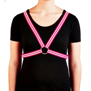 Reflective Cycling Harness - Magenta