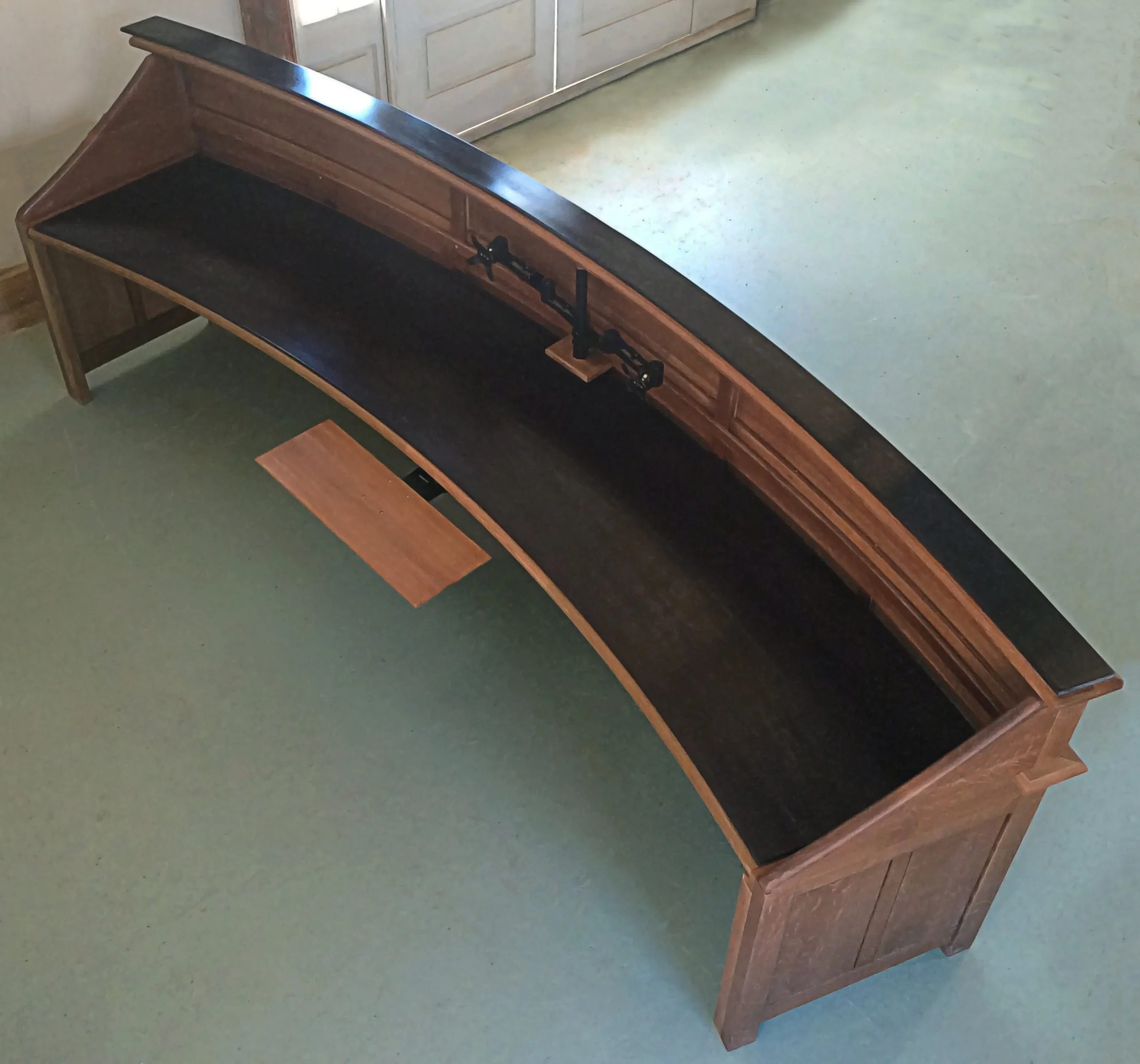 White Oak Reception Desk