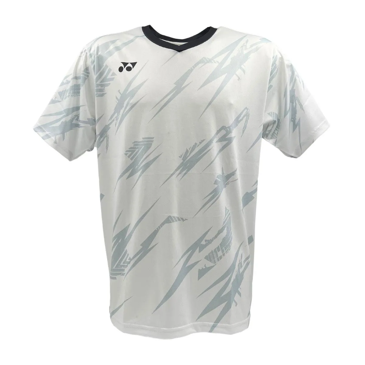 Yonex YTM8 Mens Badminton T-Shirt - White / Charcoal